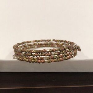Silpada bracelet w/ sterling silver beads, new